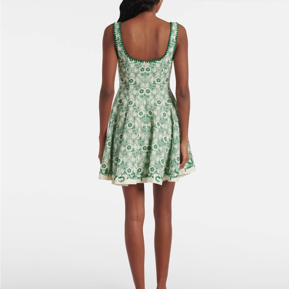 Alemais Green Mini Dress Uk 4, US 0 - Picture 2 of 6